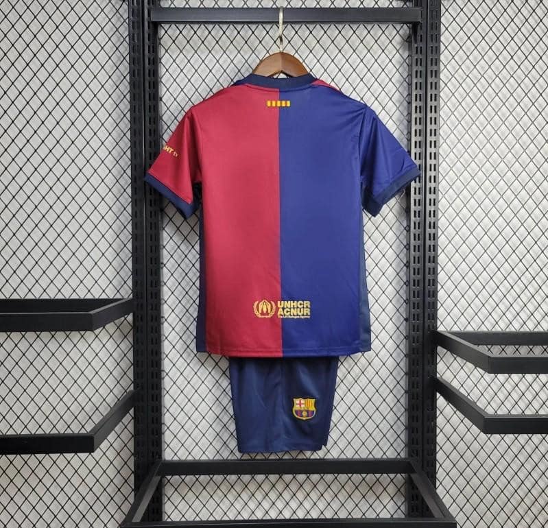 24/25 Kids Barcelona Home 125th Anniversary Jersey - Image 2