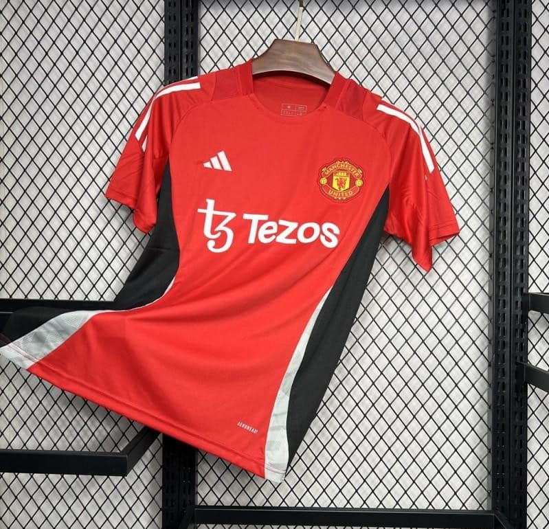 24/25 Manchester United Red Pre-match Training Jersey - Image 2