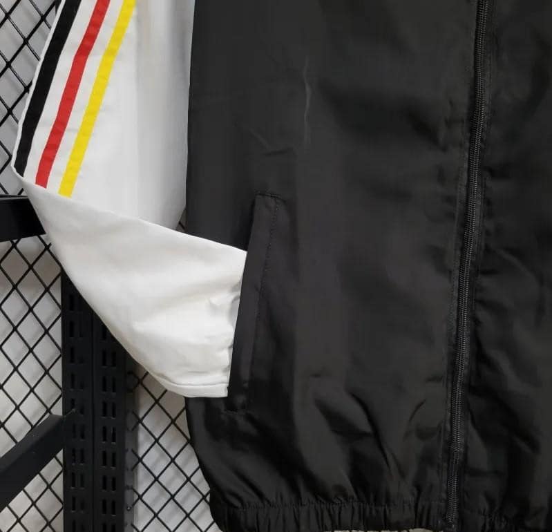 24/25 Real Madrid Black/White Windbreaker - Image 2