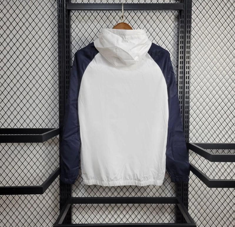 24/25 Real Madrid White Windbreaker - Image 3