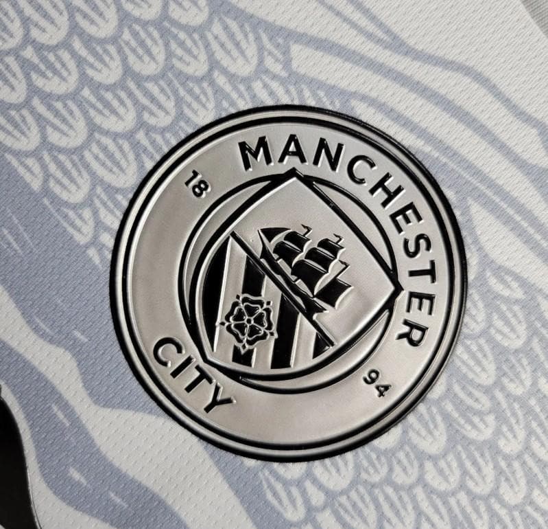 24/25 Manchester City Puma Year of the Dragon White Long Sleeve Jersey - Image 5