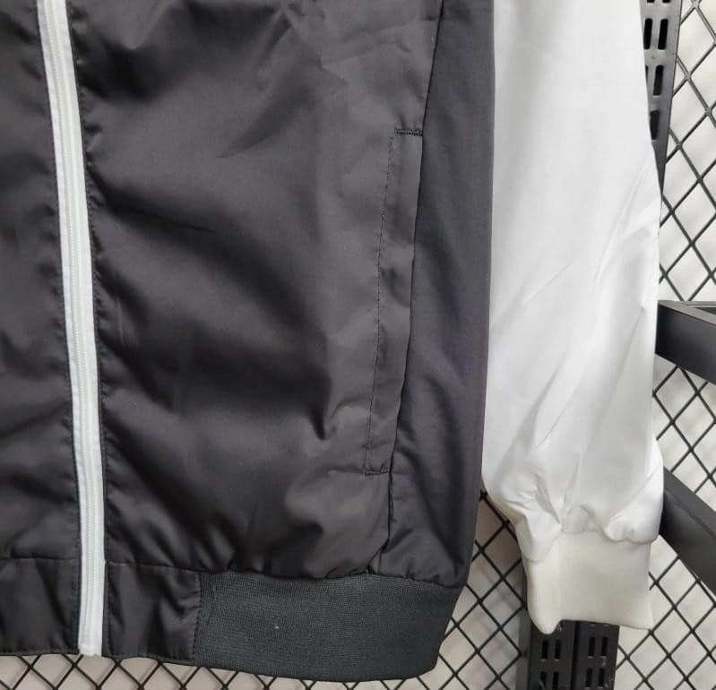 24/25 Real Madrid Black White Windbreaker - Image 2