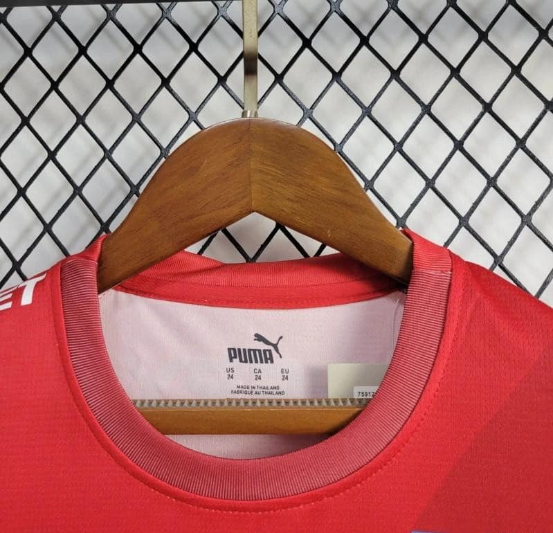 24/25 Kids Deportivo Universidad Catolica Away Red Jersey - Image 8