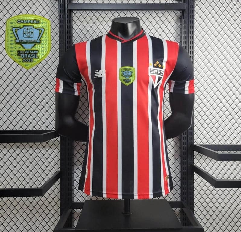 Player Version 2024/25 Sao Paulo Away Jersey  + All Sponsored and Chest Patch - Image 3