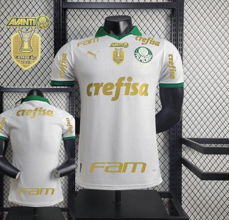 Player Version 24/25 Palmeiras Away Jersey + All Sponsors and Chest Patch - Image 2