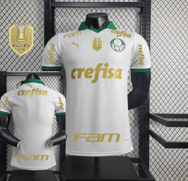 Player Version 24/25 Palmeiras Away Jersey + All Sponsors and Chest Patch - Image 3