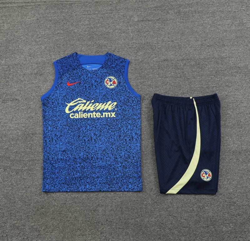 24/25 Club America Blue Vest Jeresy+Shorts - Image 10