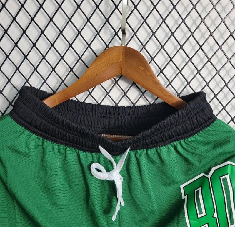 23 24 NBA Boston Celtics Green Shorts - Image 4