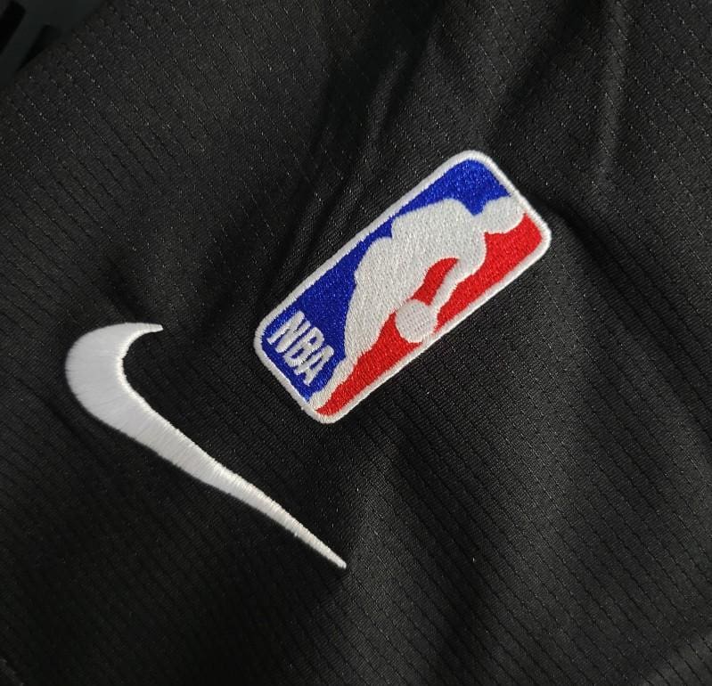 23 24 NBA Nets Black Shorts - Image 2
