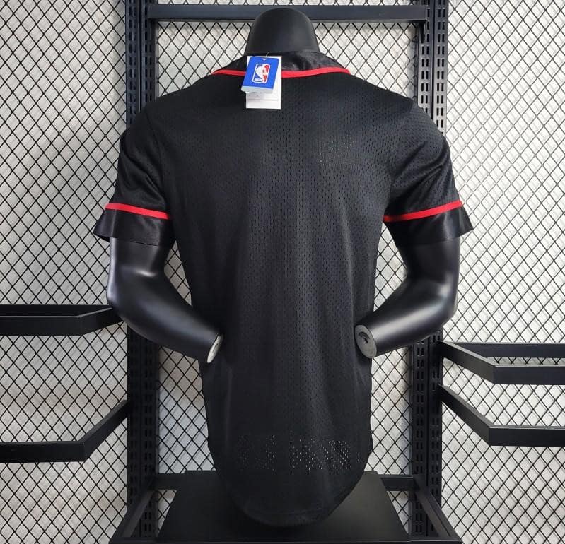 NBA Bull Stadium Black Jersey - Image 8