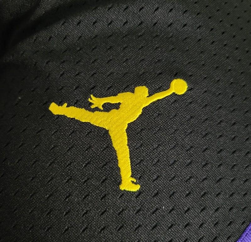 2023 NBA Lakers STATEMENT BASEBALL Black Jersey - Image 4