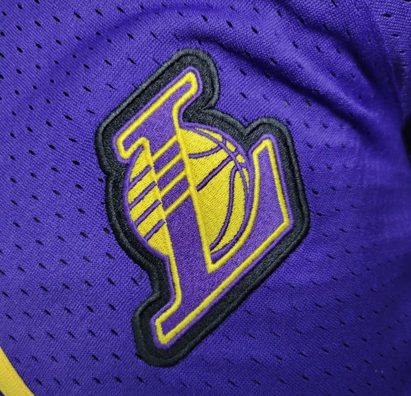 2023 NBA Lakers STATEMENT BASEBALL Purple Jersey - Image 8