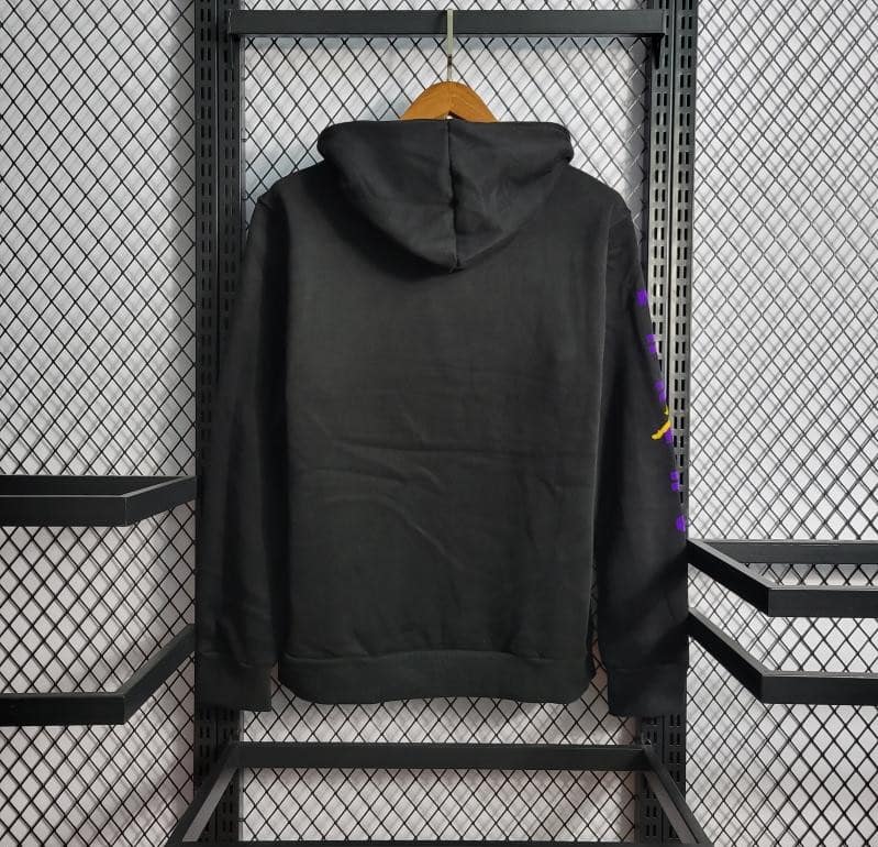 2022 NBA Men's And Women's Hoodie Black - Image 5