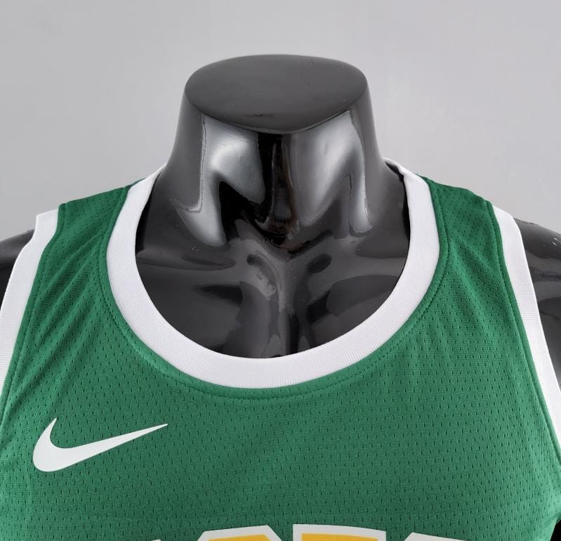 Boston Celtics IRVING#11 Green Gold NBA Jersey - Image 7