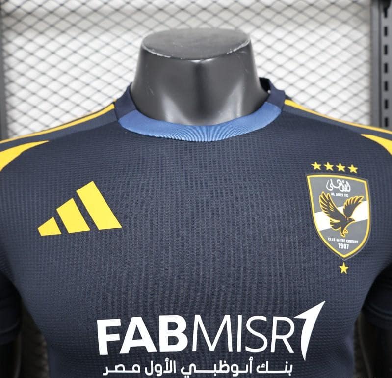 Player Version 24/25 Egypt Al Ahly Away Black Jersey - Image 9