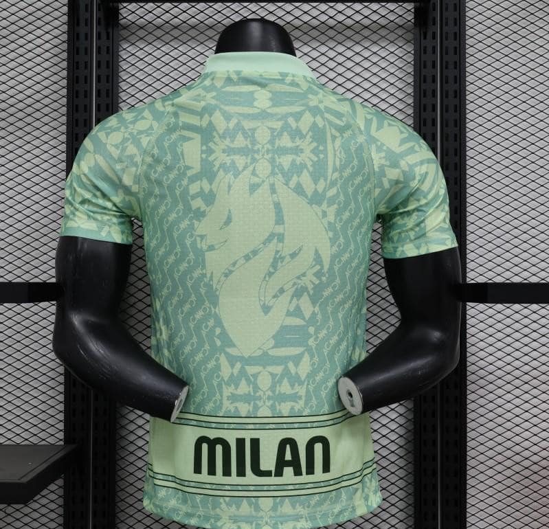 Player Version 24/25 AC Milan Green Special Jersey - Image 3