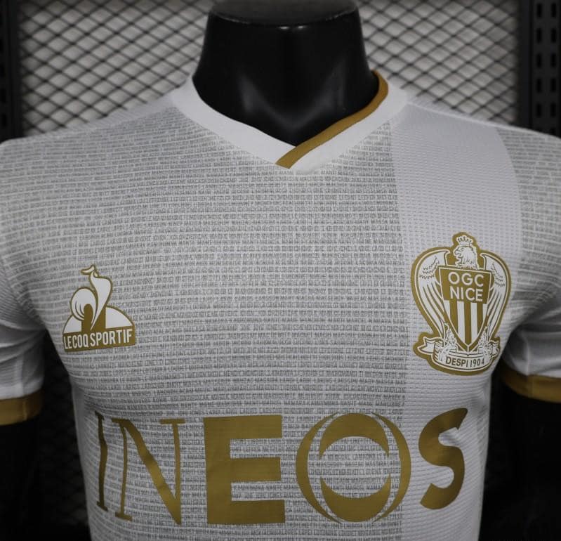 Player Version 24/25 Nice Away White Jersey - Image 9