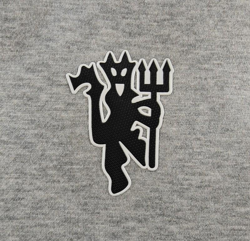 24/25 Manchester United Navy/Red/Black/Beige/Grey Hoodie WIth Black Badge - Image 6