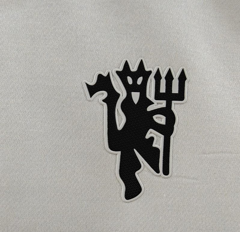 24/25 Manchester United Navy/Red/Black/Beige/Grey Hoodie WIth Black Badge - Image 11