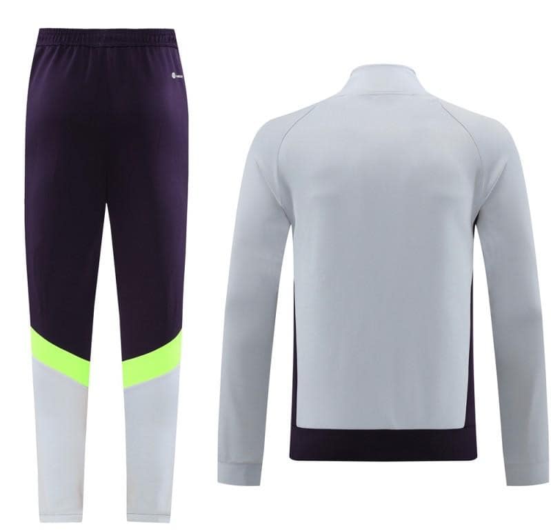 24/25 Bayern Munich Grey/Black Full Zipper Jacket +Long Pants - Image 14