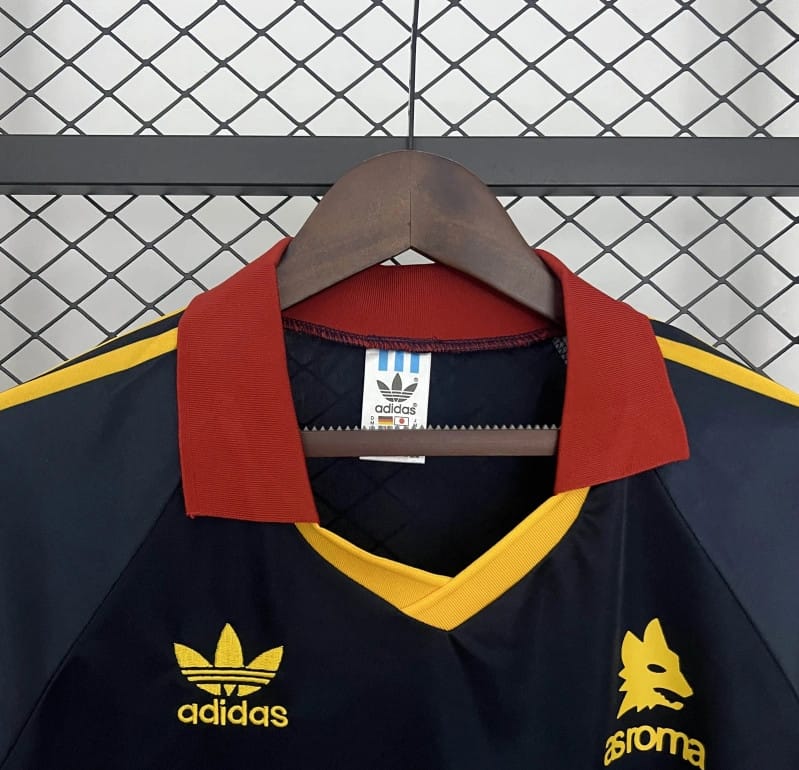 91/92 Retro Roma Away Jersey - Image 9