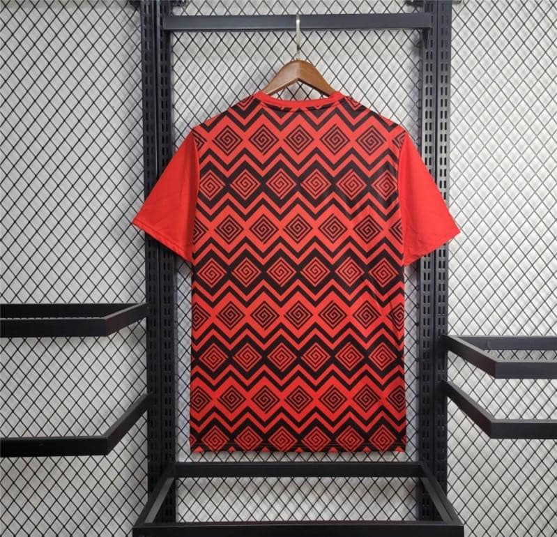 2024 Egypt Pre-match Red Training Jersey - Image 3