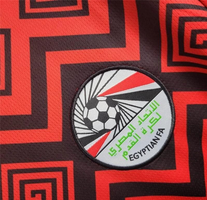 2024 Egypt Pre-match Red Training Jersey - Image 4