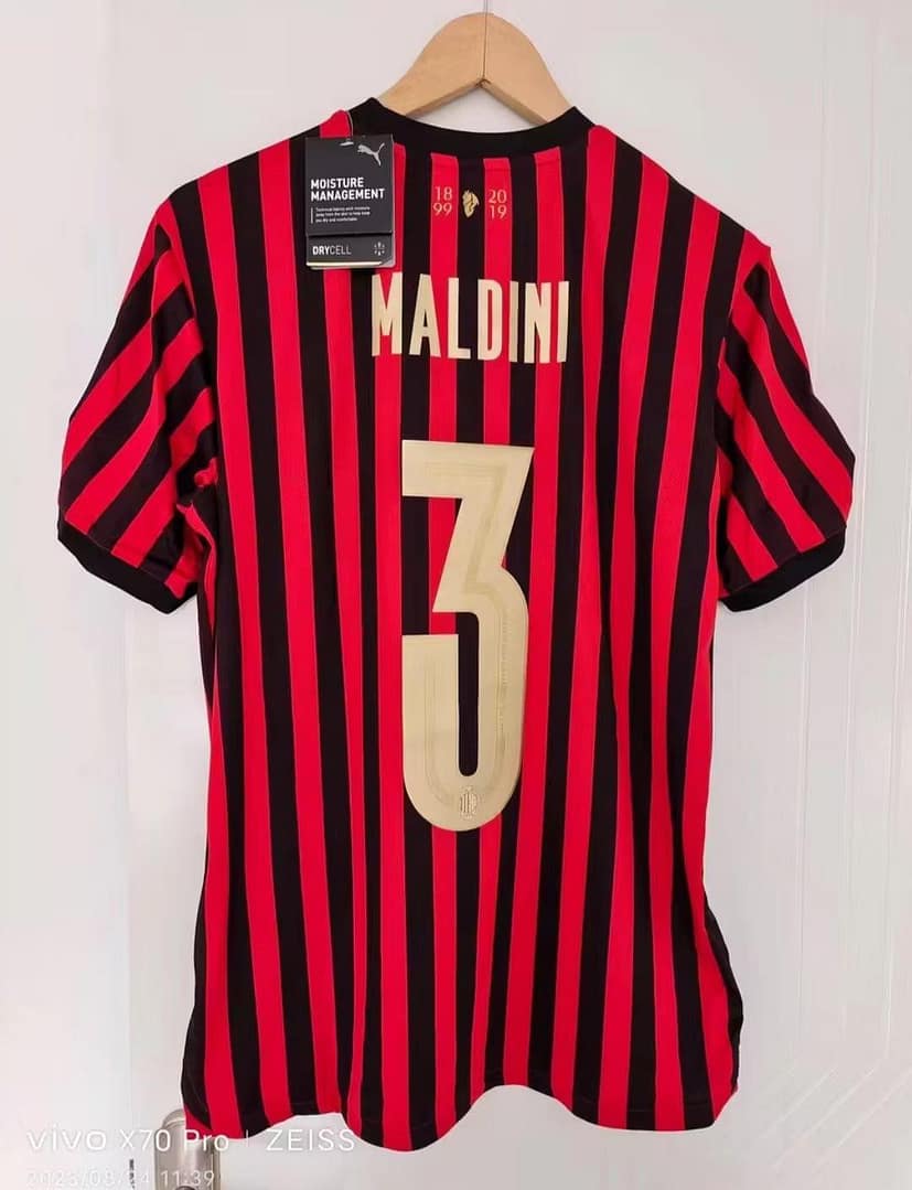 Retro 19/20 AC Milan Anniversary 120TH Home Jersey - Image 2