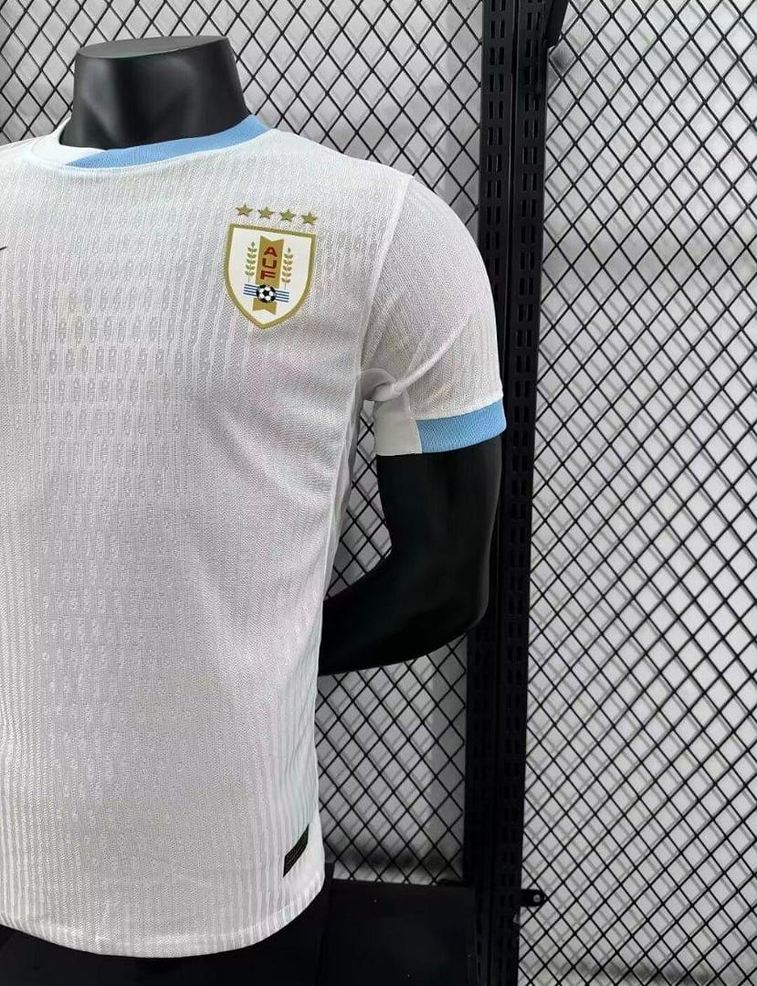 Player Version 2024 Uruguay Away White Jersey - Image 6