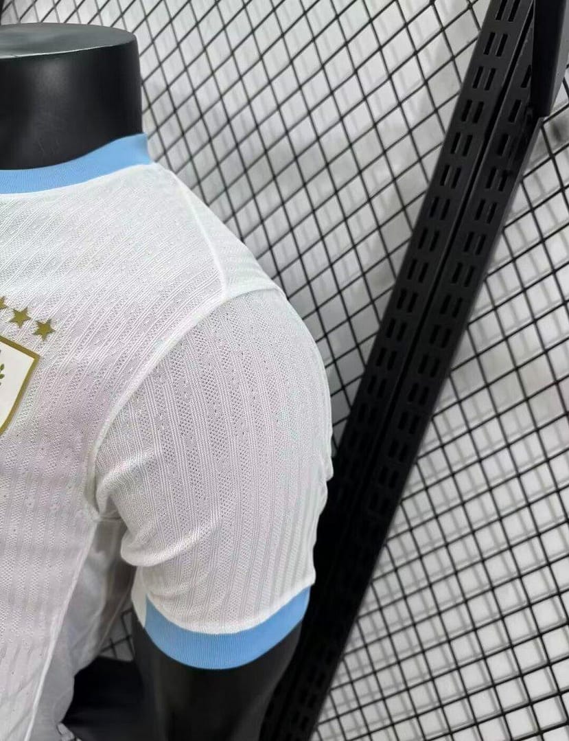 Player Version 2024 Uruguay Away White Jersey - Image 7