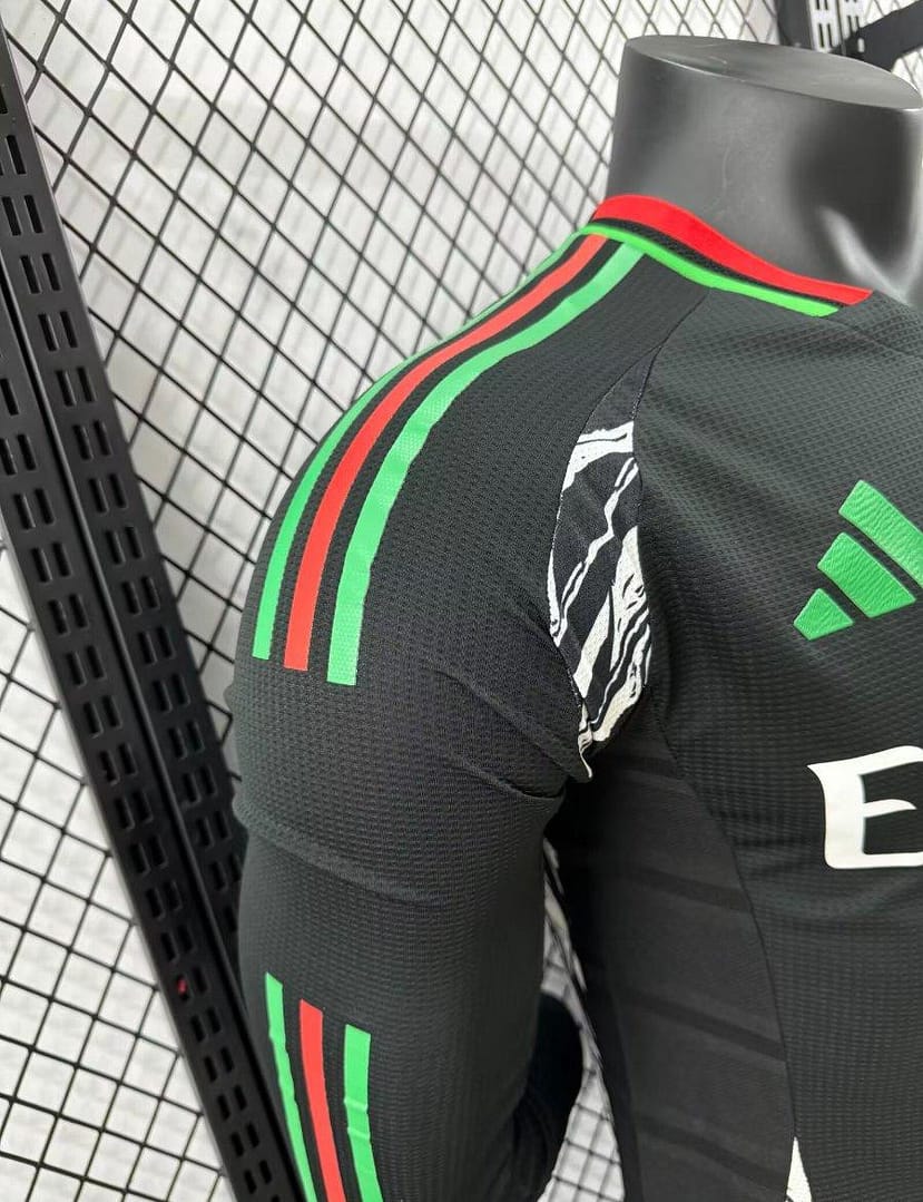 Player Version 24/25 Arsenal Away Black Long Sleeve Jersey - Image 8