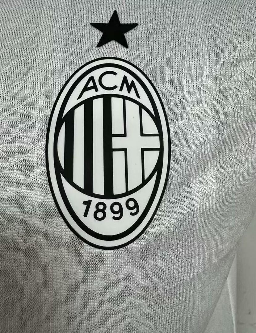 Player Version AC Milan Away White Jersey - Image 3