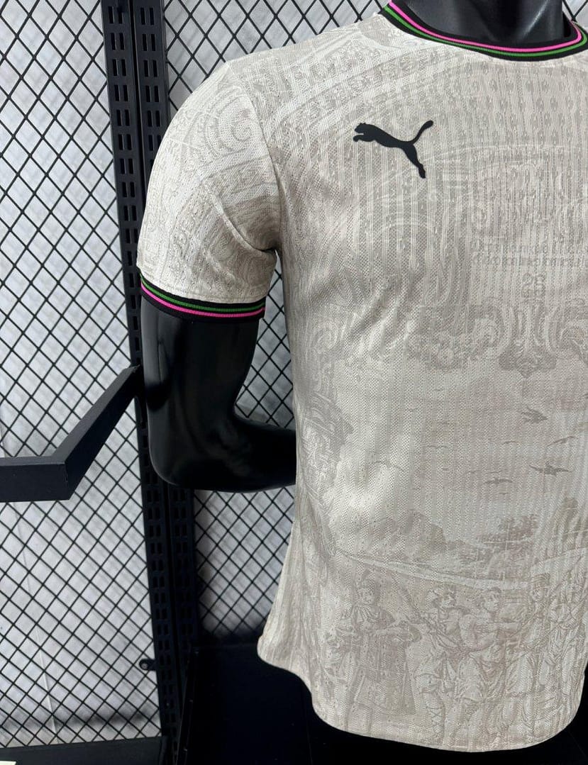 Player Version 2025 Portugal Away White with Subtle Pattern Jersey - Image 4
