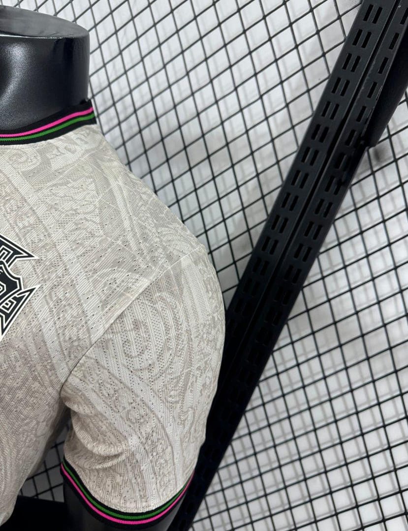 Player Version 2025 Portugal Away White with Subtle Pattern Jersey - Image 7