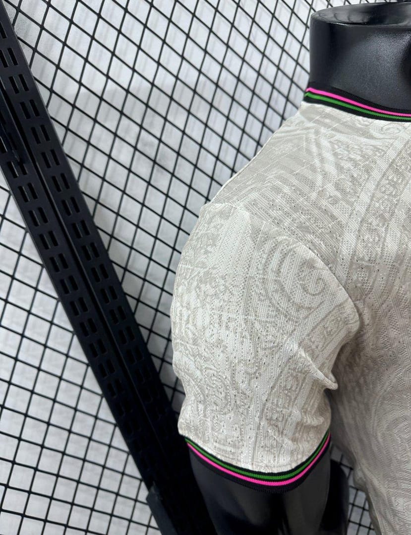 Player Version 2025 Portugal Away White with Subtle Pattern Jersey - Image 8