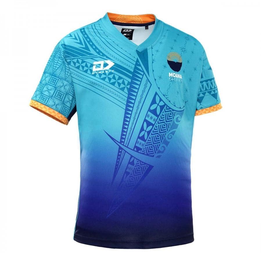 Moana Pasifika 2022 Men's Home Super Rugby Jersey - Image 3